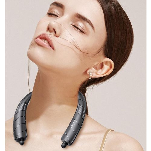 Wireless Bluetooth Earphones Neck Hanging Type External Speaker 2-in-1 Telescopic Bluetooth Speaker