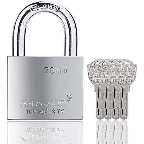 Mindy Secure Padlock 70mm - Silver