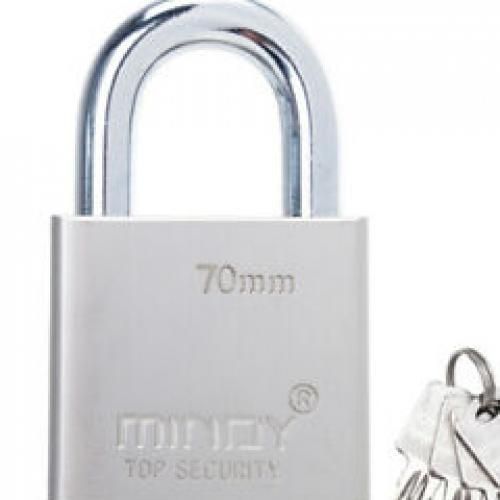 Mindy Secure Padlock 70mm - Silver