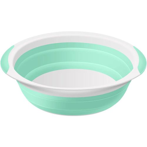 Multi-Purpose Folding Collapsible Wash Basin Lightweight Portable Basin for Kids Babies New,Green NO5119