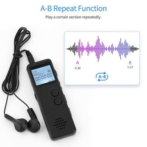 32GB Digital Voice Recorder Voice Activated Recorder Noise