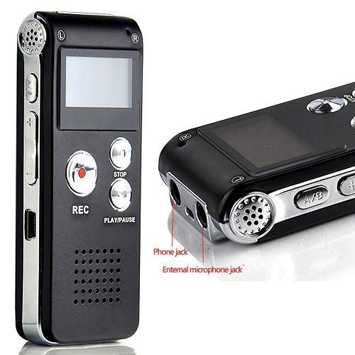 Voice Recorder B Digital Voice Recorder USB Rechargeable Recording Device Music Playing Portable