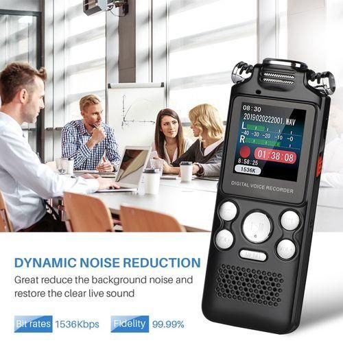 Professional Stereo Handheld Digital Recorder  Digital Voice Activated Recorder 1536Kbps Sound