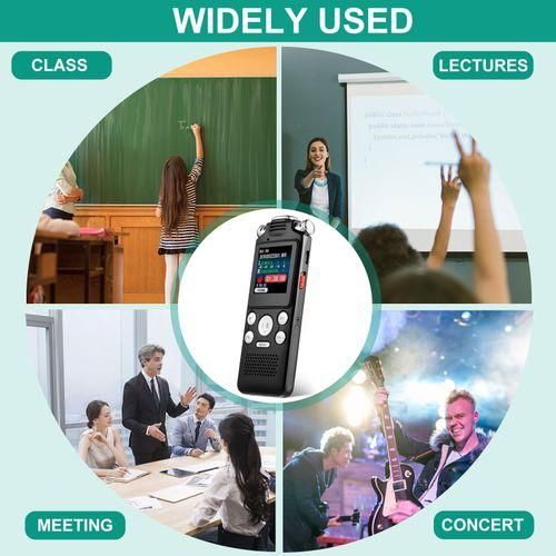 Professional Stereo Handheld Digital Recorder  Digital Voice Activated Recorder 1536Kbps Sound
