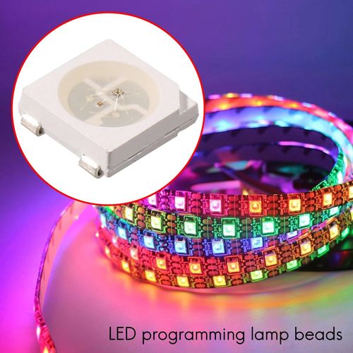 915 Generation 100PCS RGB Chip 5050SMD White PCB WS2812 Addressable Chip Pi