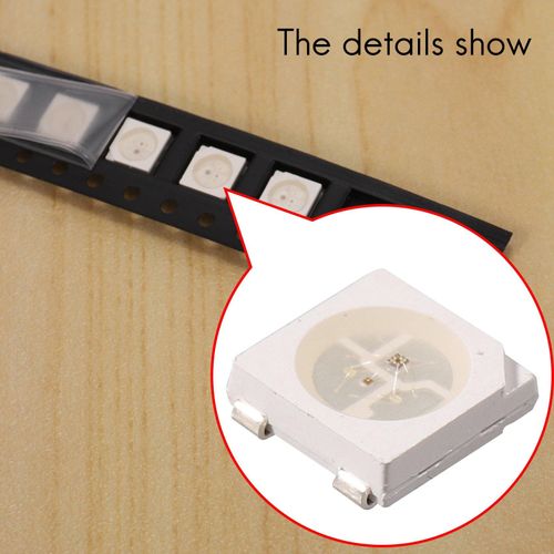 915 Generation 100PCS RGB Chip 5050SMD White PCB WS2812 Addressable Chip Pi