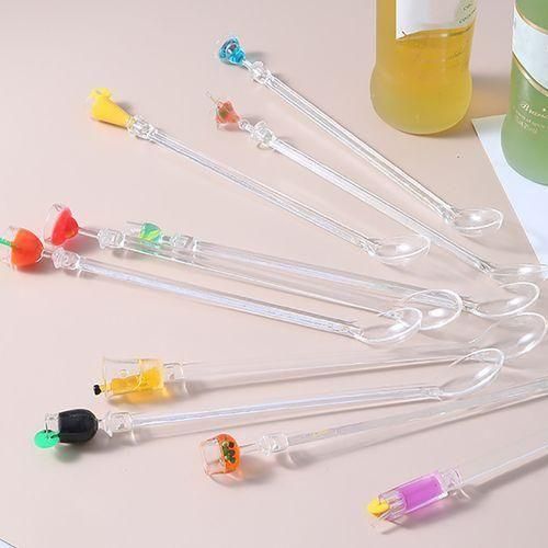 915 Generation Cocktail Stirring Soup Spoon Bootle Cup Acrylic Mixer Bar
