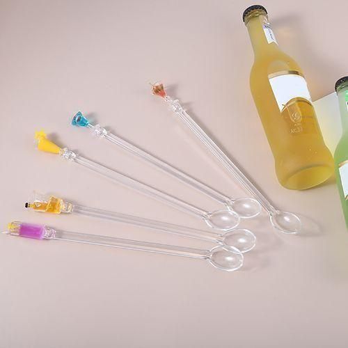 915 Generation Cocktail Stirring Soup Spoon Bootle Cup Acrylic Mixer Bar