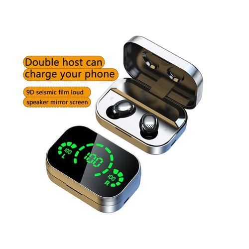 915 Generation YD04 Wireless Bluetooth Headphones LED Digital Display Heads