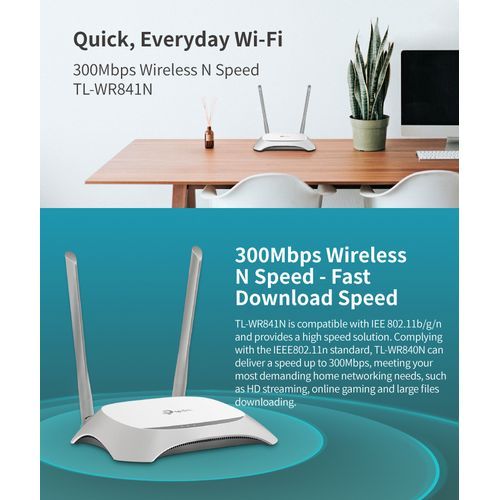 TPLink TL-WR840N 300Mbps Wireless  N Router
