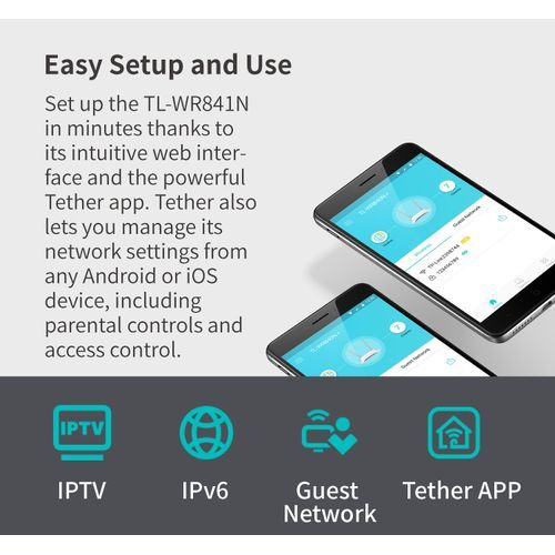 TPLink TL-WR840N 300Mbps Wireless  N Router