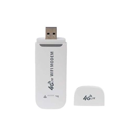 4G LTE Simcard Unlocked Wi-Fi Modem/Router Wingle Hotspot 3 In 1&ndash; White