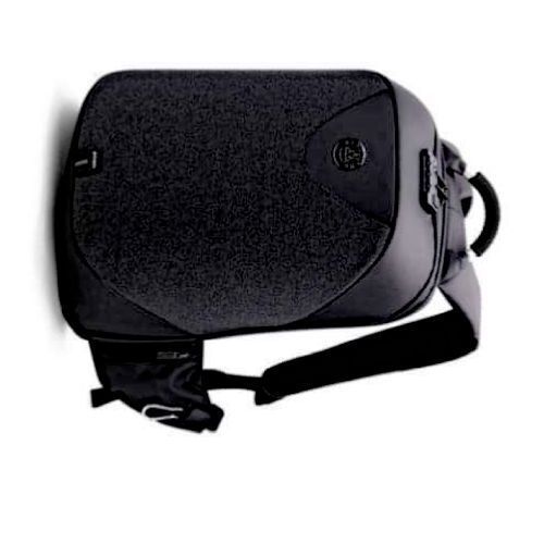 SunPower Anti Theft Waterproof Laptop Designer Bag with USB Port - Black