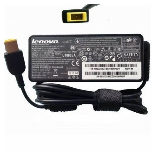 Lenovo USB yellow Genuine Laptop Charger Slim Tip AC Adapter-Black