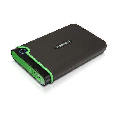 Transcend Portable External Hard Drive 2TB - Black, Green.