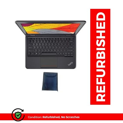Lenovo Thinkpad Refurbished 11e 11.6" Inch 4GB RAM 4hours 128GB SSD Plus Free Pouche-Black (6MTHS WRTY)