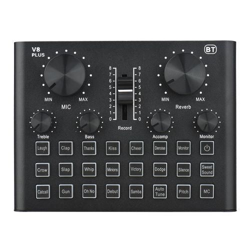 Plus Live Sound Card For Streaming 15 Effects USB Audio