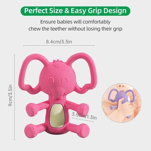 Elephant Shape Baby Teether Teething Toy Teething Pacifier