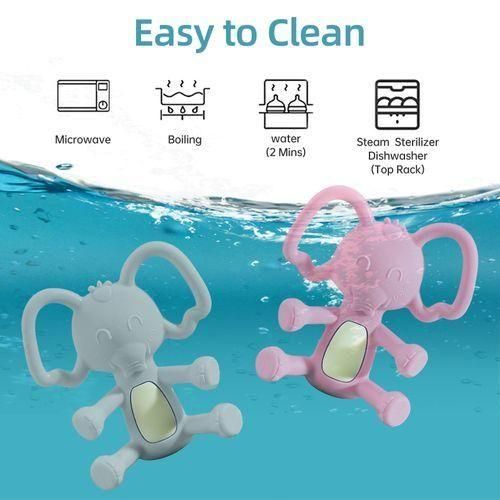 Elephant Shape Baby Teether Teething Toy Teething Pacifier