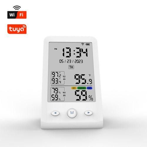 Tuya WIFI USB Rechargeable Temperature And Humidity