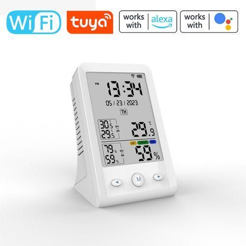 Tuya WIFI USB Rechargeable Temperature And Humidity