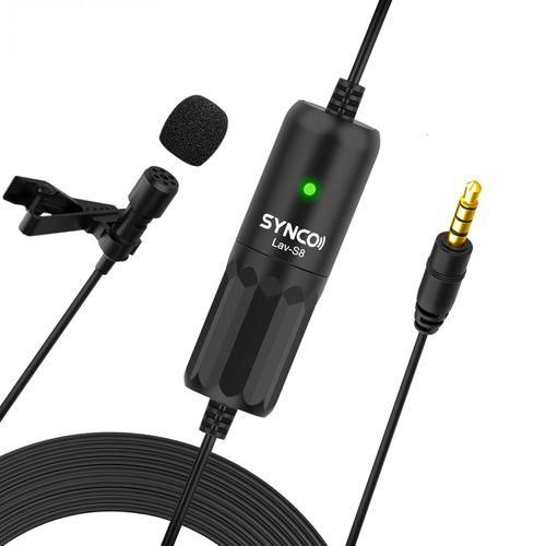 SYNCO LavS8 Professional Lavalier Microphone Clipon