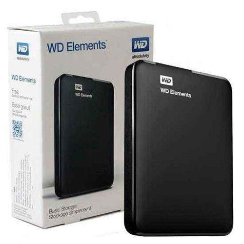 Western Digital 500GB External Hard Disk (HDD) - Black