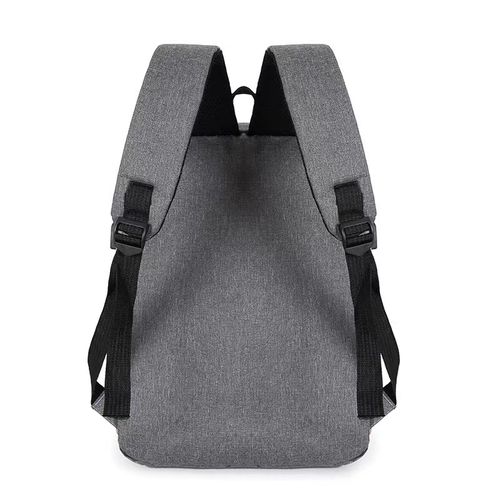 3 In1 Multi Functional School Backpack With USB Slot-Black