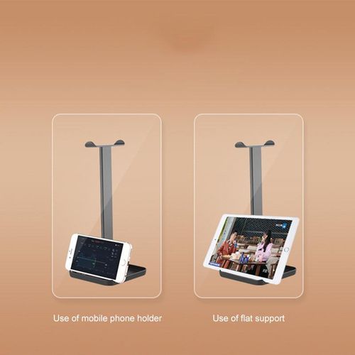 Universal Headset Stand for Gaming Headset & Headphone Display with Base Stable Durable ABS Headphone Holder New Black