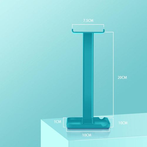 Universal Headset Stand for Gaming Headset & Headphone Display with Base Stable Durable ABS Headphone Holder New Black