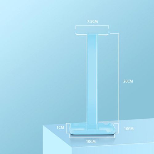 Universal Headset Stand for Gaming Headset & Headphone Display with Base Stable Durable ABS Headphone Holder New Black