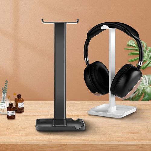 Universal Headset Stand for Gaming Headset & Headphone Display with Base Stable Durable ABS Headphone Holder New Black