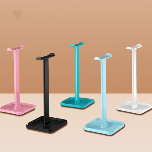 Universal Headset Stand for Gaming Headset & Headphone Display with Base Stable Durable ABS Headphone Holder New Black