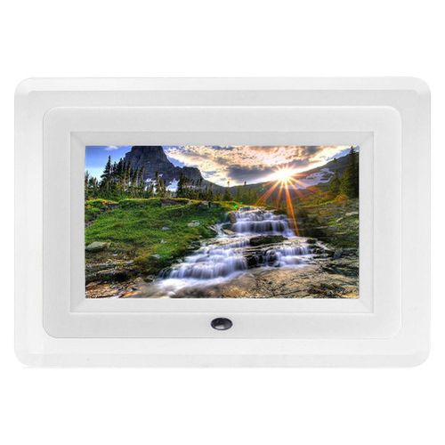 7 Inch Multi-functional TFT-LCD Digital Photo Frame Movies MP3 MP4 Player Light Flash,Default NO5237