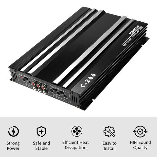4Channel Car Audio Amplifier 5800W High Amp 12.0V