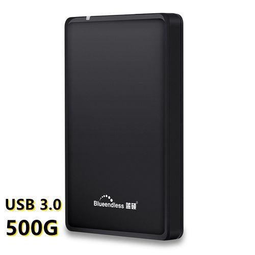 USB 3.0 External Hard Drive/Mobile Hard Drive - 500GB