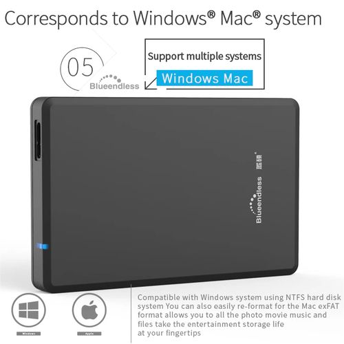 USB 3.0 External Hard Drive/Mobile Hard Drive - 500GB
