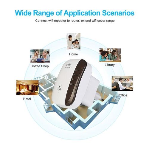 2.4G WiFi Repeater Port Network Extender Remote Router