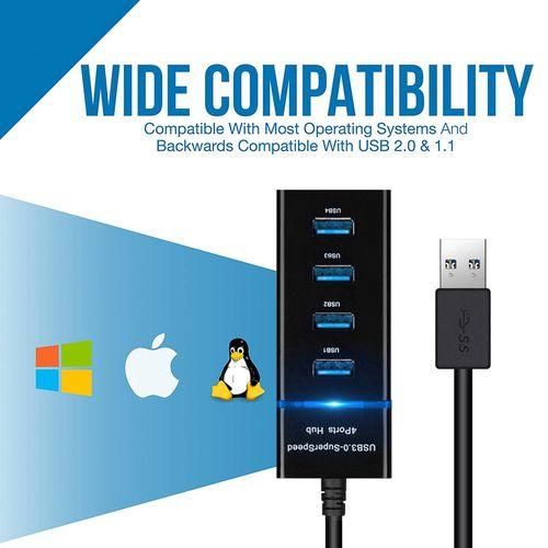 Universal Hi-Speed USB 3.0 4 Port Hub
