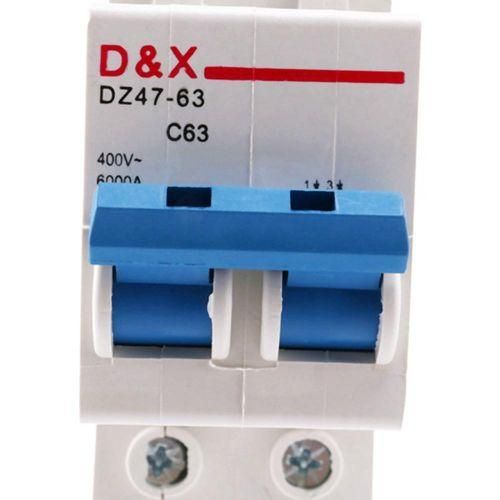 2P 63A DC400V MCB Solar Energy Photovoltaic PV Solar DC Circuit Breaker