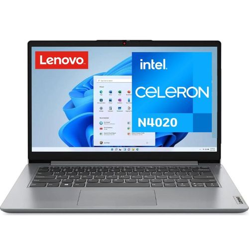 Lenovo IdeaPad 1  Intel Celeron Processor 14 Inch 8GB RAM, 256GB SSD Brand New Laptop - Cloud Grey