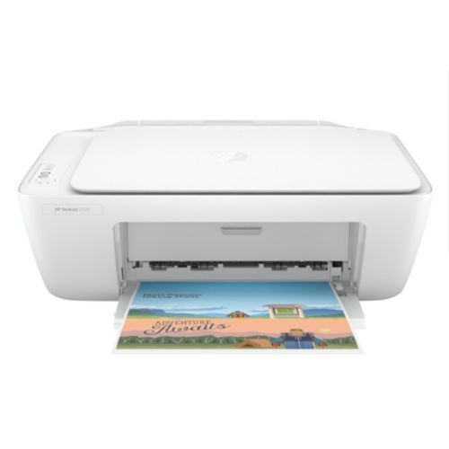 Hp Genuine Colour DeskJet 2320 All-in-One Printer Copy, Scan,Print +2 Starter Catridges Black And White Plus Afree USB Printer Cable - White