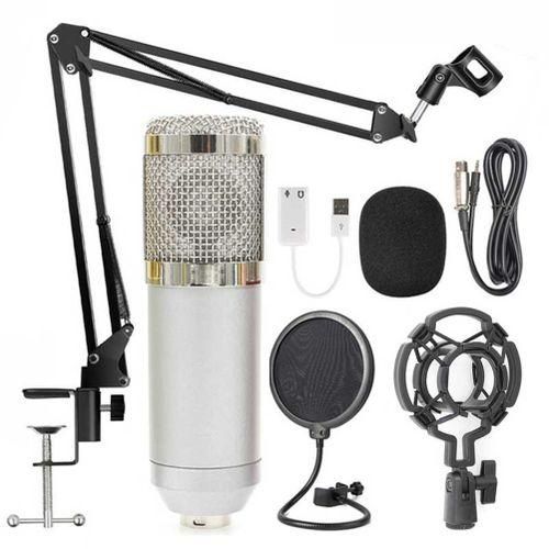 BM-800 Professional Capacitive Microphone Vocal-Blue
