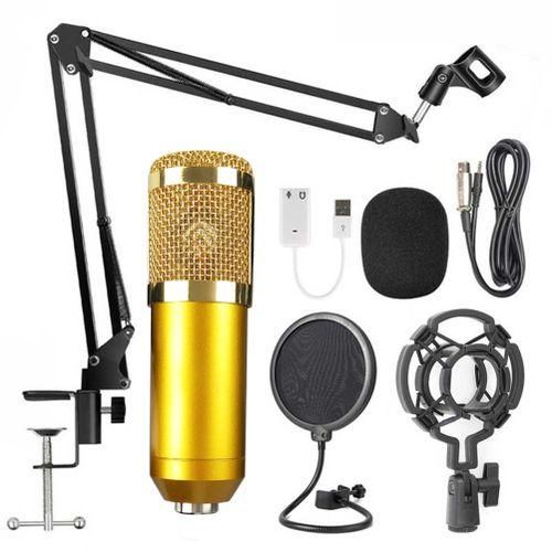 BM-800 Professional Capacitive Microphone Vocal-Blue