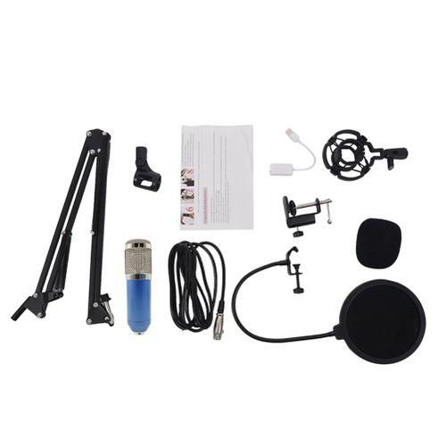 BM-800 Professional Capacitive Microphone Vocal-Blue