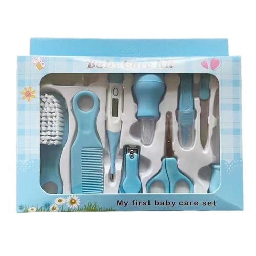 Baby Care Kit Baby Hygiene Kit Professional Newborn Care Kids Nail Hair Nursing Tools for Newborn Infant Toddler Toes Care,Blue NO5114