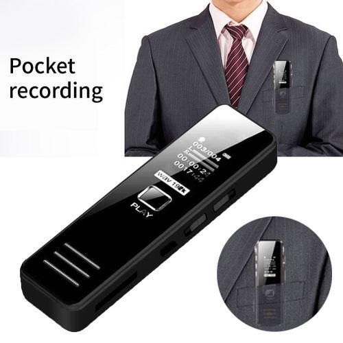 MP3 Player Dictaphone Long Distance Activated Pen Mini HD Noise Reduction Interviews Digital Zinc Alloy Voice Recorder Audio