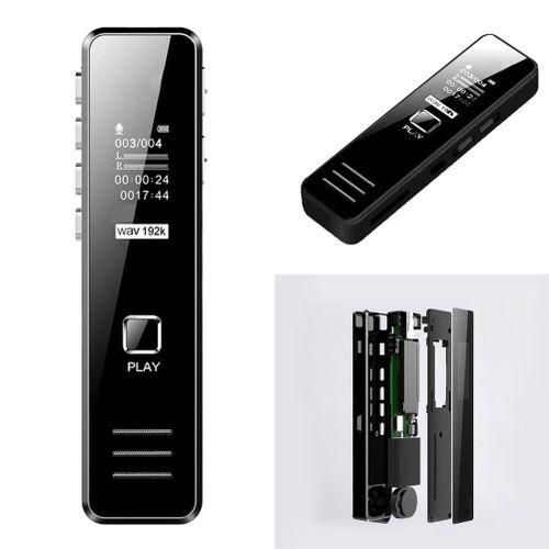 MP3 Player Dictaphone Long Distance Activated Pen Mini HD Noise Reduction Interviews Digital Zinc Alloy Voice Recorder Audio