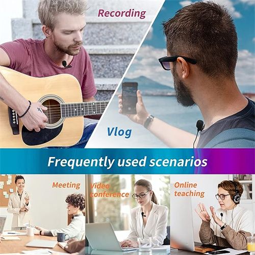 Portable 3.5mm Lavalier Microphone For Mobile And Laptop Use