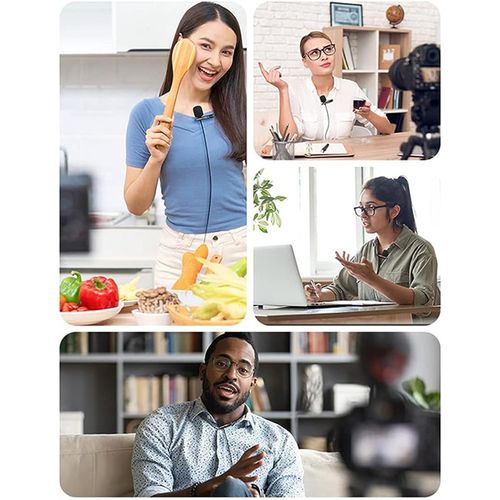 Portable 3.5mm Lavalier Microphone For Mobile And Laptop Use